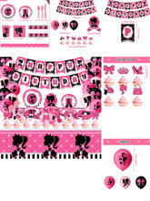 Load image into Gallery viewer, 37 Bar•Bie birthday  party decorations
