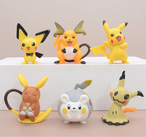 18 Poke•cake mini figures (G/H/J/K/L/M) cake decorations kid toys