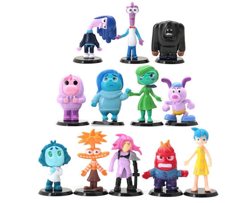 95 Inside•Out mini figures cake decorations