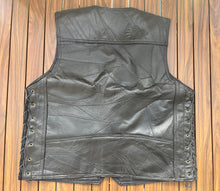 Load image into Gallery viewer, Motorcycle vest leather motorbike clothes
