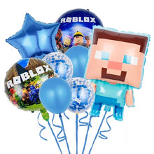 Load image into Gallery viewer, 13 Ro•blox Foil balloon party decorations
