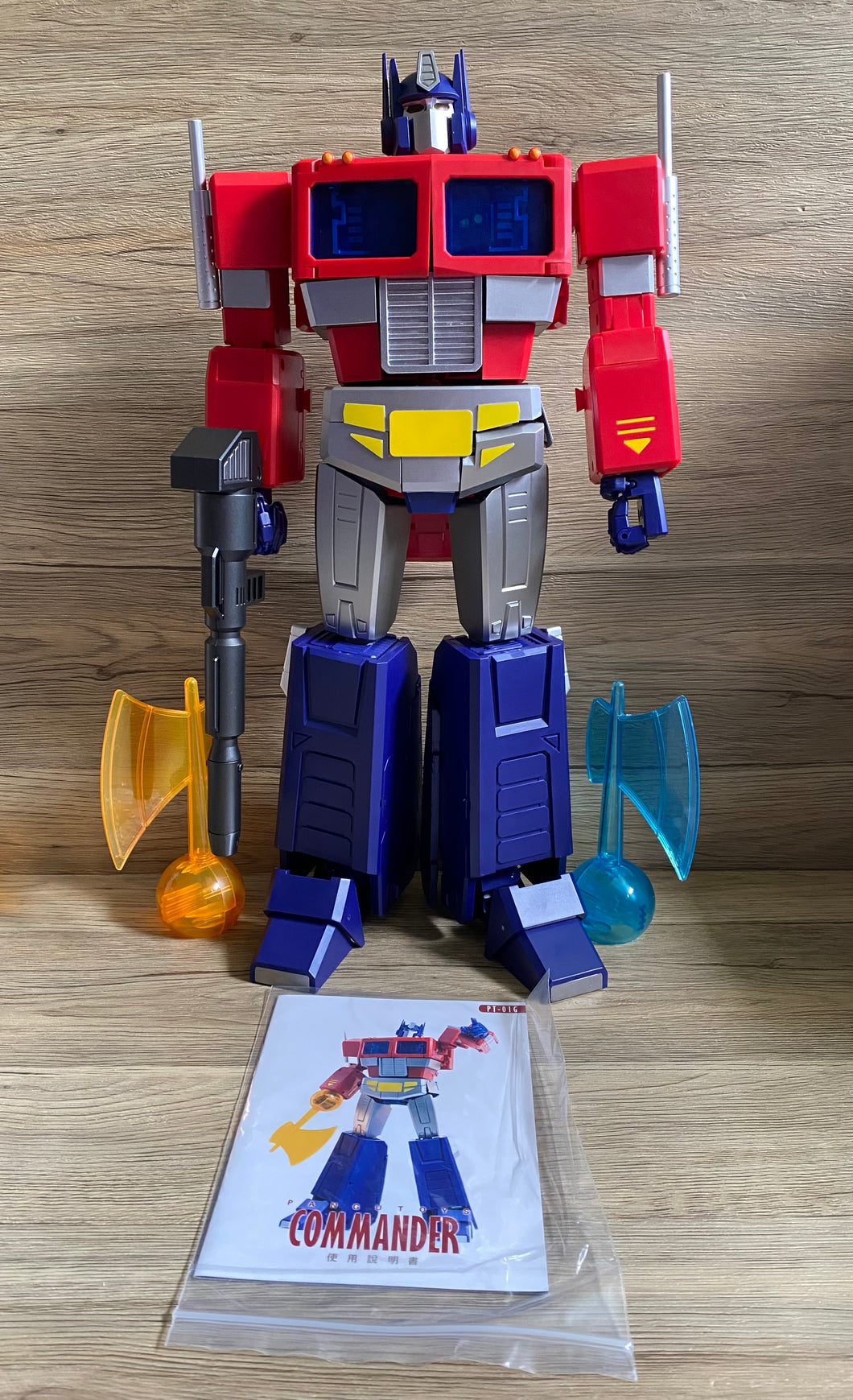 12 Transformers toys
 PT-01G