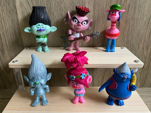 70 Trolls mini figures cake decorations