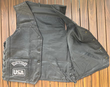 Load image into Gallery viewer, Motorcycle vest leather motorbike clothes
