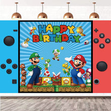 Load image into Gallery viewer, 08 Super M Birthday party decorations background wall backdrops 3D printing tapestry post accessory
