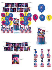 58 Poppy  theme birthday  party decoration