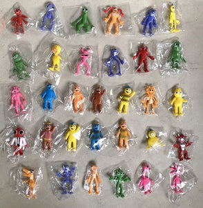 64 Rainbow F mini figures cake decorations kid toys