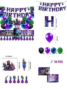 04 Fort•nite theme birthday  party decoration