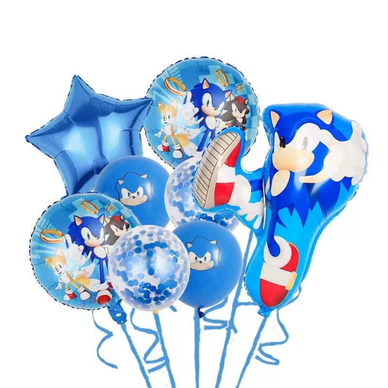06 So•nic Foil balloon party decoration