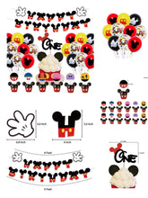 Load image into Gallery viewer, 26 M•Mouse theme birthday  party decorations
