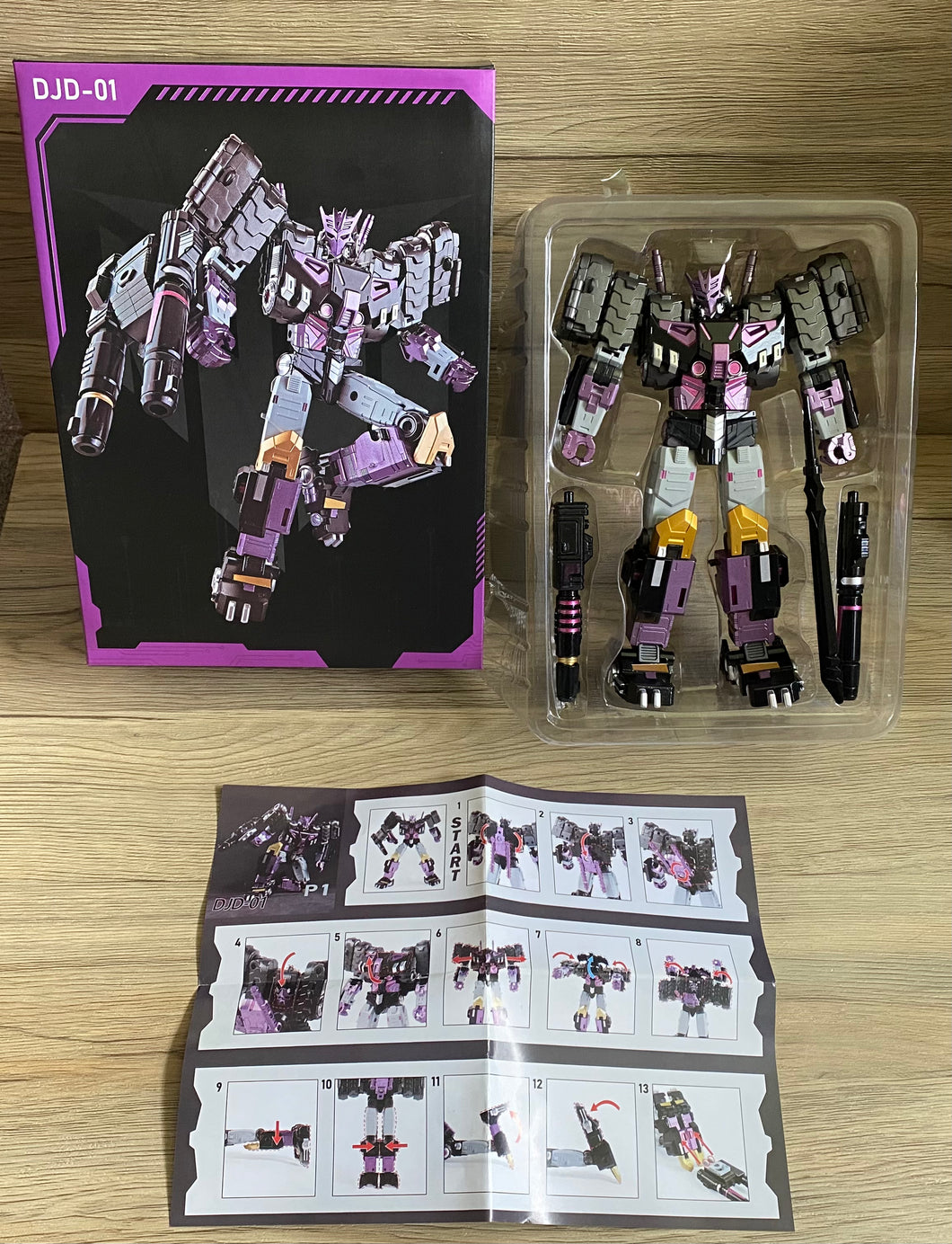 12 Transformers toys
 DJD-01
