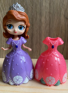 74 Princess mini figures cake decorations kid toys
