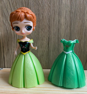 74 Princess mini figures cake decorations kid toys
