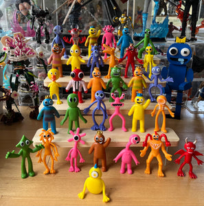 64 Rainbow F mini figures cake decorations kid toys
