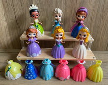 Load image into Gallery viewer, 74 Princess mini figures cake decorations kid toys
