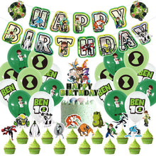 Load image into Gallery viewer, 59 Ben•10 theme birthday  party decoration

