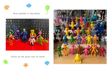 Load image into Gallery viewer, 64 Rainbow F mini figures cake decorations kid toys
