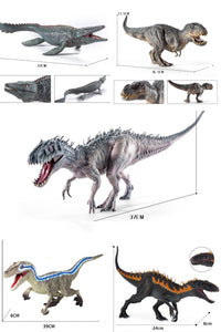 67 Dinosaur Mosasaurus figure tyrannosaurus figures Raptor kid toy