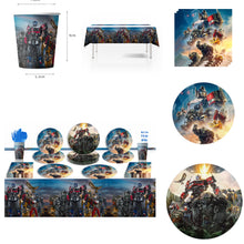 Load image into Gallery viewer, 12 Transformers theme birthday  party decoration
