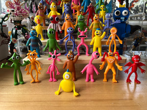 64 Rainbow F mini figures cake decorations kid toys