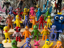 Load image into Gallery viewer, 64 Rainbow F mini figures cake decorations kid toys
