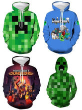 Load image into Gallery viewer, 33 Kids hoodie mine•craft fashion kids clothes
