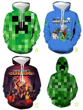 Load image into Gallery viewer, 33 Kids hoodie mine•craft fashion kids clothes
