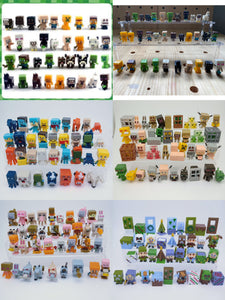 33 Mine•craft mini figures cake decorations kid toys