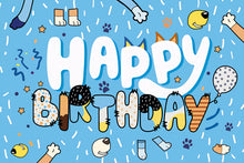 Load image into Gallery viewer, 66 Blu•ye Basketball Birthday party decoration background wall backdrops 3D printing tapestry post accessory

