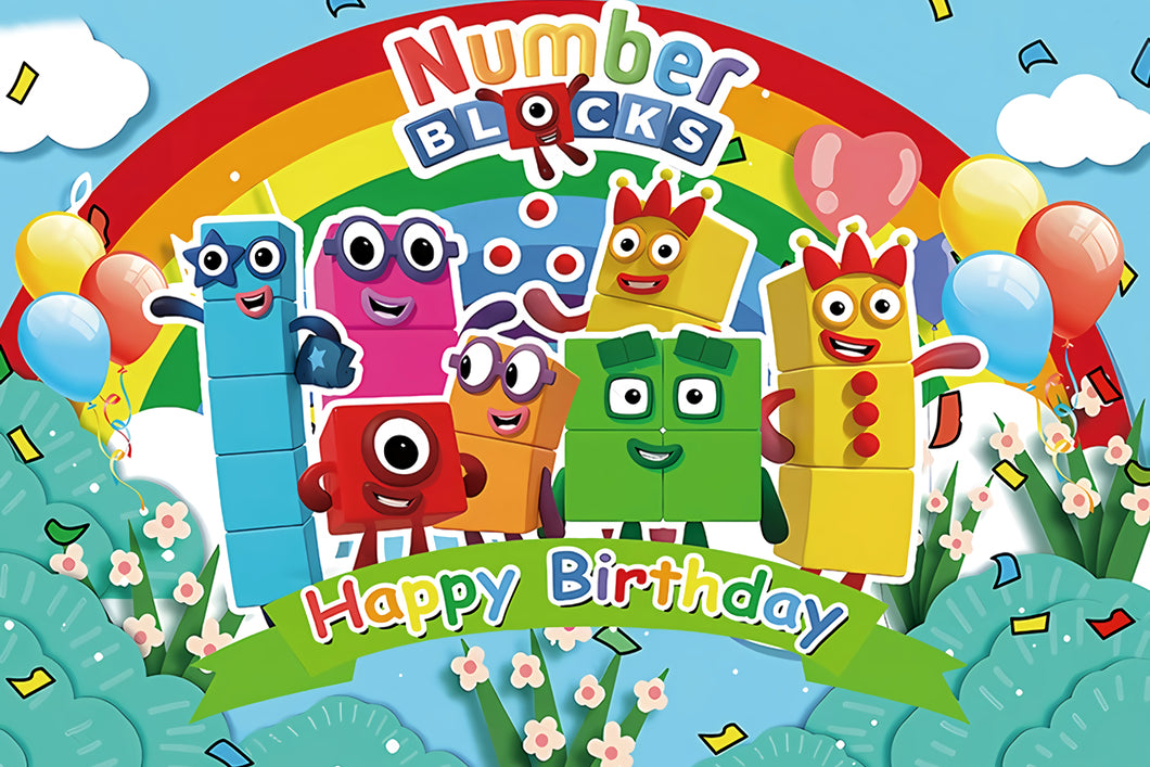 41 Number Black Birthday party decoration background wall backdrops 3D printing tapestry post accessory