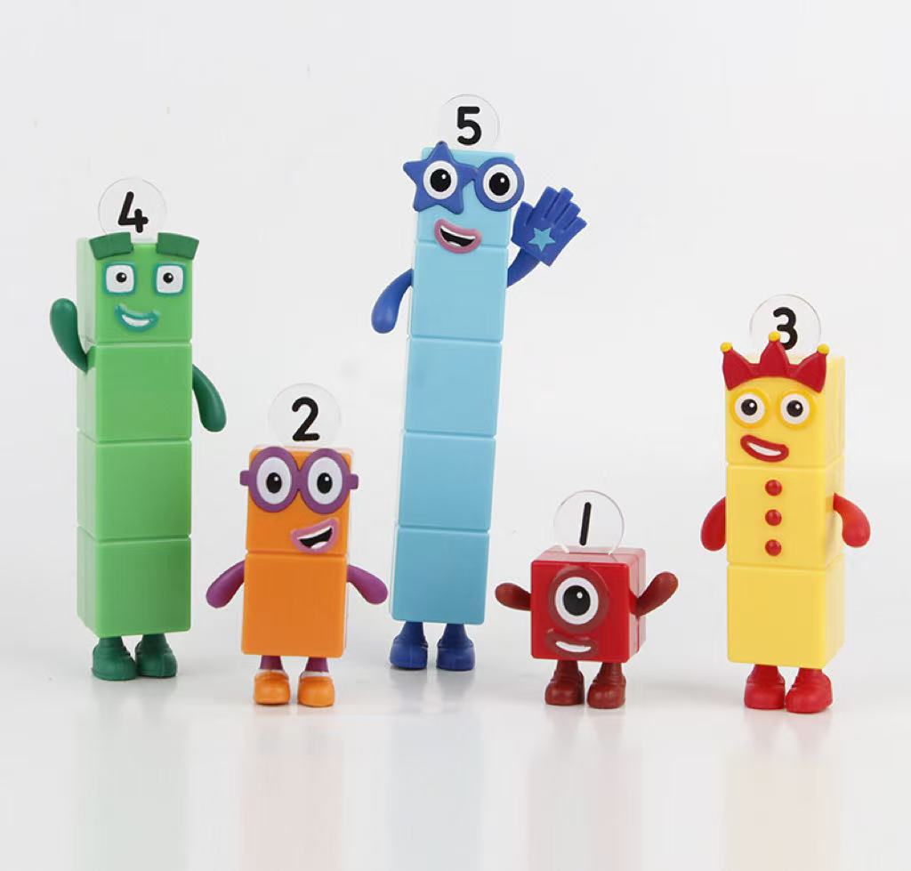 41 Number Black  mini figures party decoration