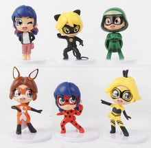 Load image into Gallery viewer, 101 Ladybug mini figures cake decorations
