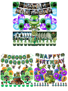 63 Ninja•Turtle theme birthday  party decoration