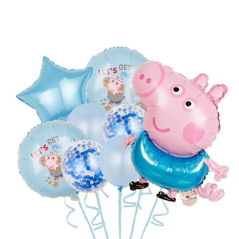 34 Pig Foil balloon party decoration