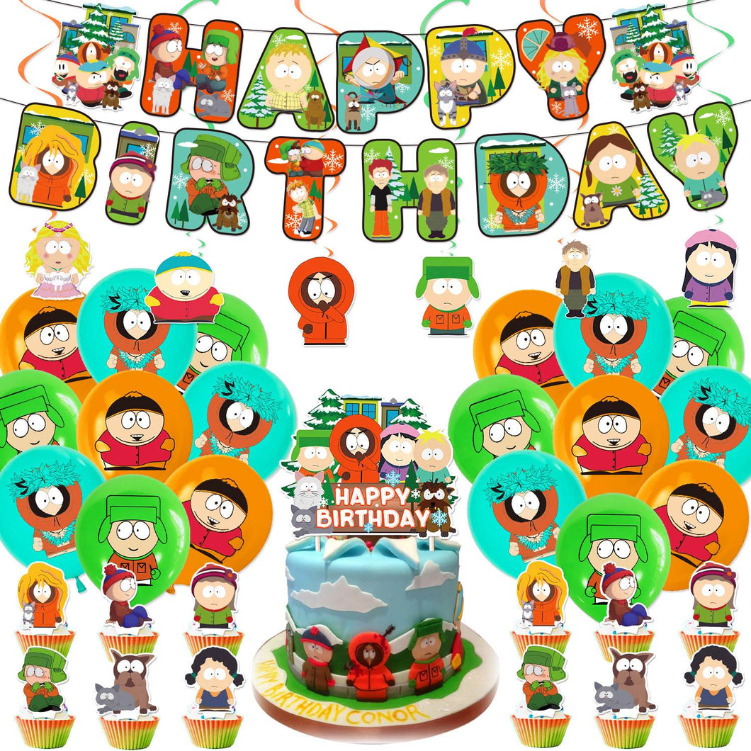 100 South•P theme birthday  party decoration