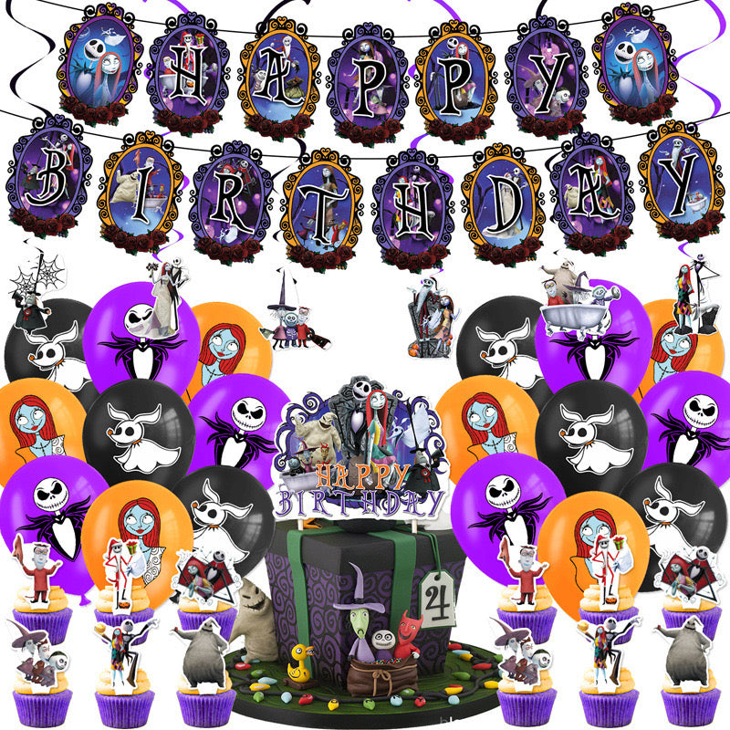 78 Jack•Skellington theme Birthday party decoration