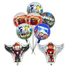 Load image into Gallery viewer, 13 Ro•blox Foil balloon party decorations
