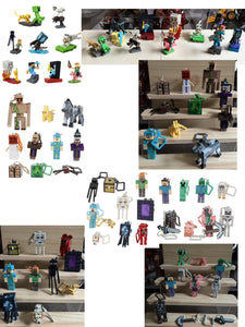 33 Mine•craft mini figures cake decoration kid toys