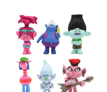 Load image into Gallery viewer, 70 Trolls mini figures cake decorations
