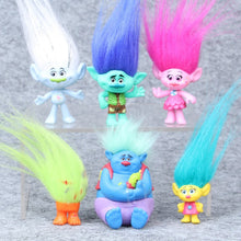 Load image into Gallery viewer, 70 Trolls mini figures cake decorations
