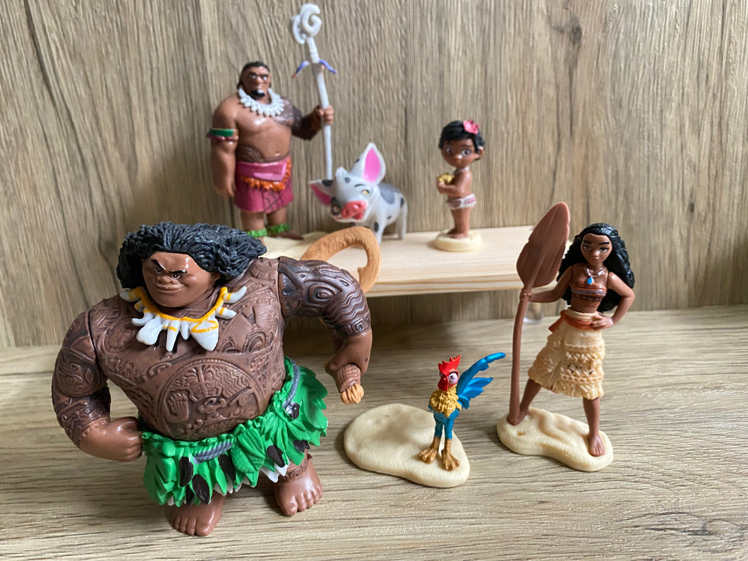 30 Moa•na mini figures cake decorations