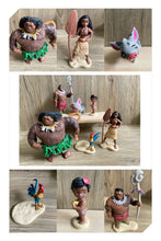 Load image into Gallery viewer, 30 Moa•na mini figures cake decorations
