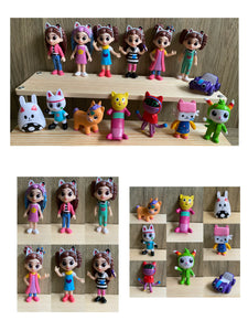 84 Gaby•doll mini figures cake decorations