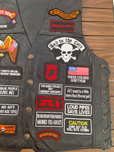 Load image into Gallery viewer, Motorcycle vest leather motorbike clothes
