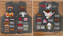 Load image into Gallery viewer, Motorcycle vest leather motorbike clothes
