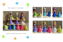Load image into Gallery viewer, 74 Princess mini figures cake decorations kid toys
