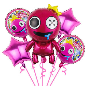 64 Rainbow F Foil balloon party decoration