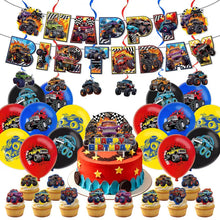 Load image into Gallery viewer, 92 Monster Trucks theme birthday  party decoration
