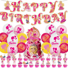 Load image into Gallery viewer, 37 Bar•Bie birthday  party decorations
