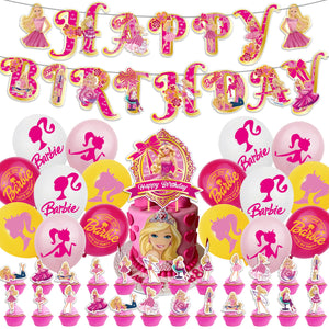37 Bar•Bie birthday  party decorations